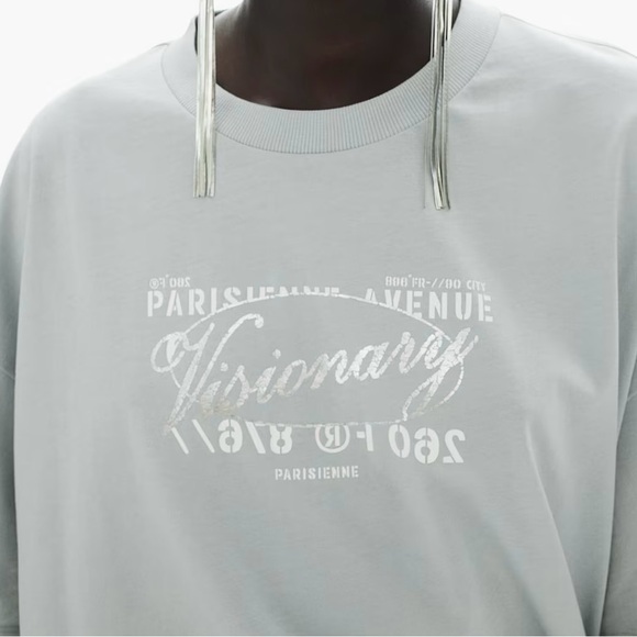 H&M Women oversized tee - mint green - Picture 3 of 11